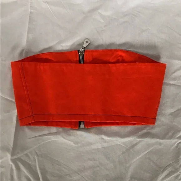 🍊The Ragged Priest (Rattle top ) Orange 🍊 Crop Top - Picture 4 of 7